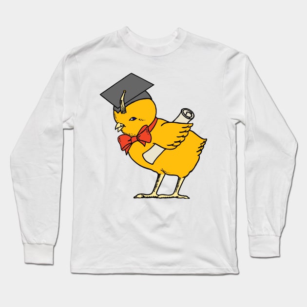 Educated Chick Long Sleeve T-Shirt by alexp01